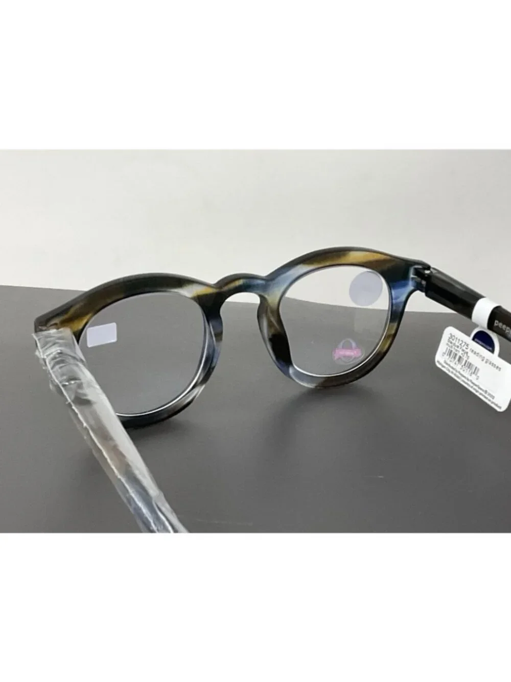 PEEPERS Stardust Focus, Multicolor Horn Reading Glasses +2.75 Blue Light Filter